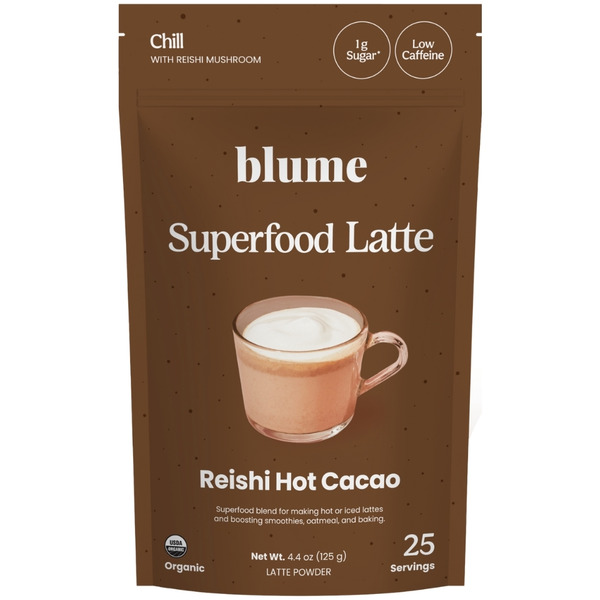 blume Reishi Hot Cacao, SuperFood Latte
