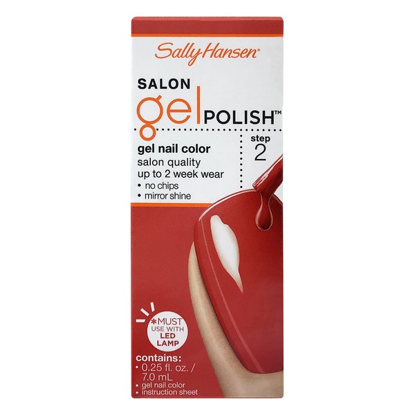 Sally Hansen Salon Gel Polish Nail Color Step 2 Kook A Mango 225 0 25 Fl Oz Instacart