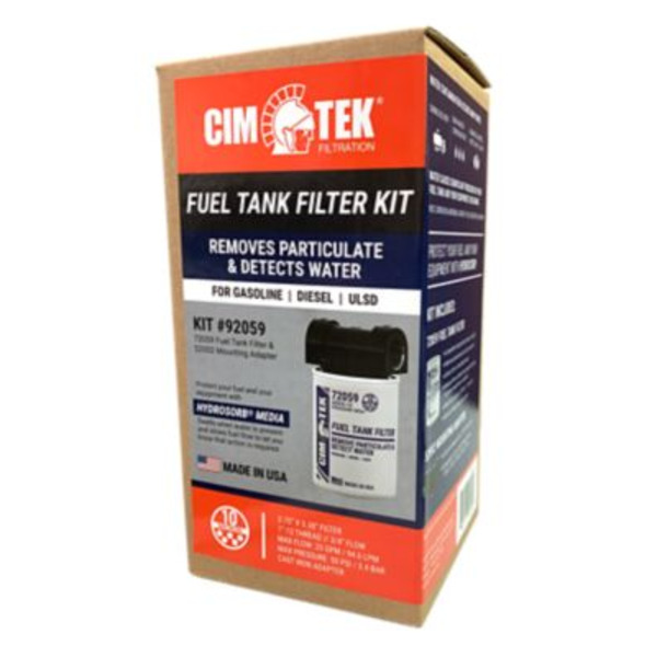 Cim-Tek Filtration 1 in. - 12 Thread Hydrosorb Filter Kit for Aboveground Tanks and Transfer Tanks