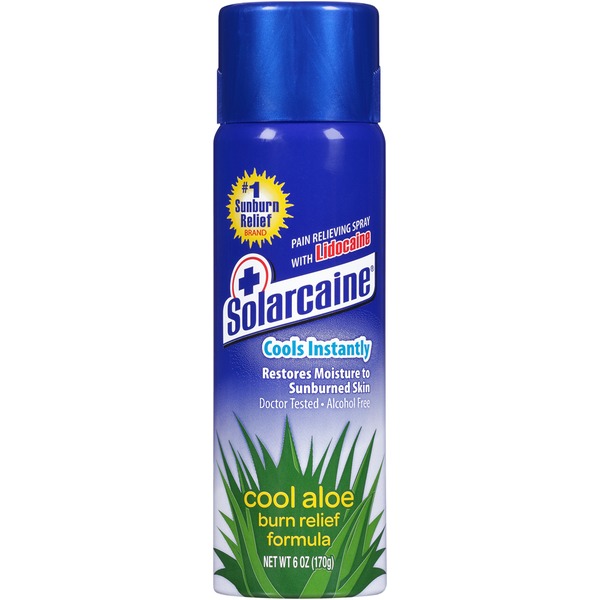 Solarcaine Cool Aloe Burn Relief Formula Pain Relieving Spray with