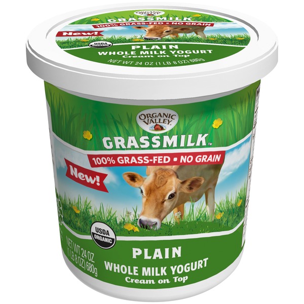 Organic Valley Plain Whole Milk Yogurt (24 oz) from Lakewinds Coop Instacart