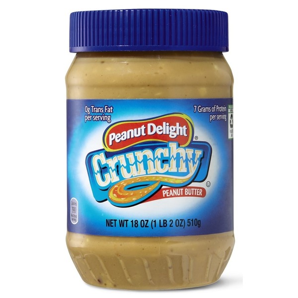 Peanut Delight Crunchy Peanut Butter (18 oz) from ALDI Instacart
