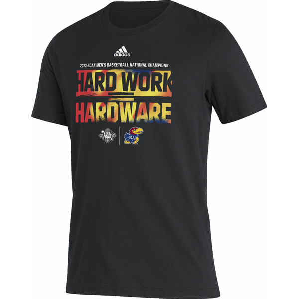 adidas Men’s Kansas Jayhawks 2022 Basketball National Champions T-Shirt