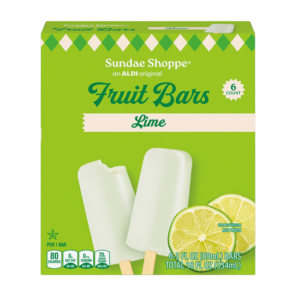 Sundae Shoppe Lime Fruit Bars