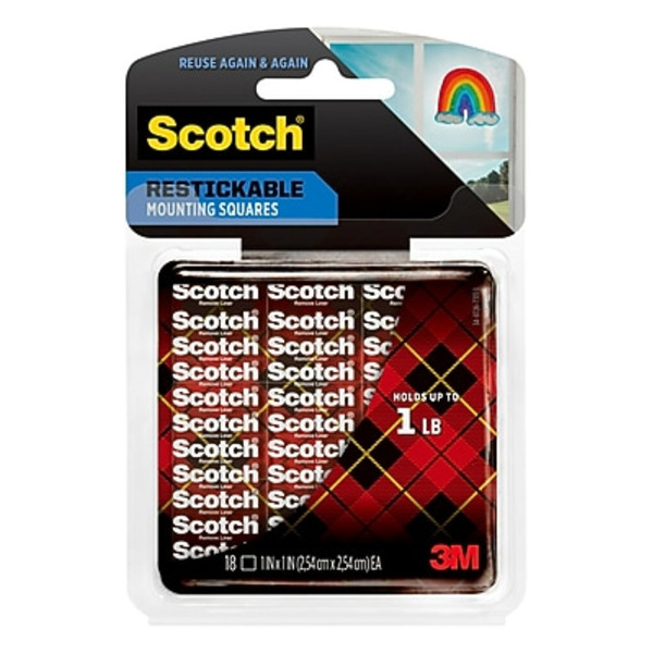 Scotch Restickable Tabs for Mounting