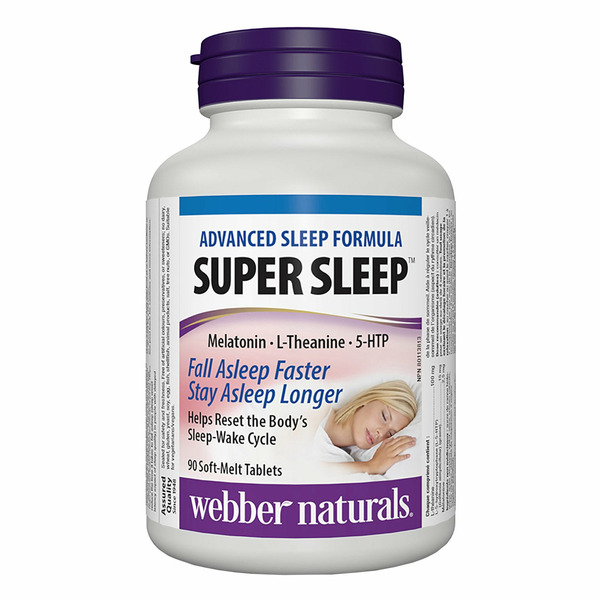 Webber Naturals Super Sleep Soft-Melt Tablets