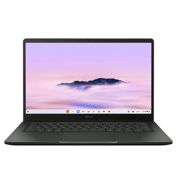 ASUS CX14 FHD Chromebook Plus Laptop With Google AI, Intel Core 3 8GB/128GB - Hunter Green