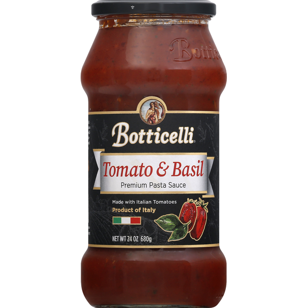 Botticelli Pasta Sauce, Premium, Tomato &amp; Basil (24 oz) - Instacart