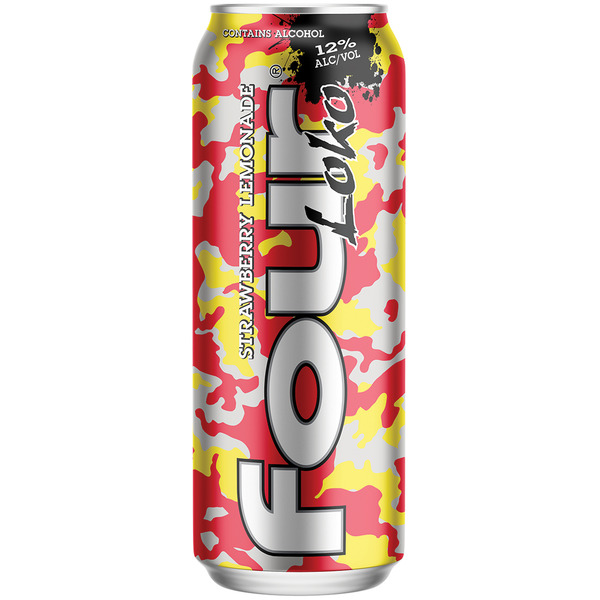Four Loko Malt Beverage, Premium, Strawberry Lemonade Flavor Same