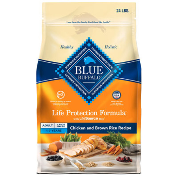Blue Buffalo Life Protection Formula Natural Adult Large Breed Dry Dog Food, Chicken
