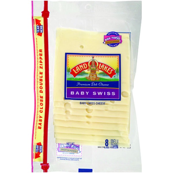 Land O Lakes® Premium Deli Slices Baby Swiss Cheese (6 oz) Instacart