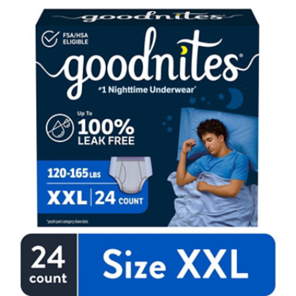 Goodnites Boys XXL Underwear