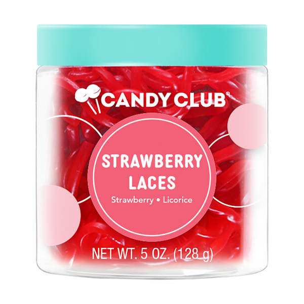 Candy Club Strawberry Laces, 5oz