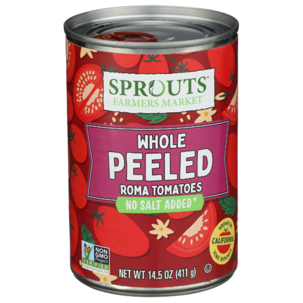 Sprouts No Salt Added Whole Peeled Roma Tomatoes