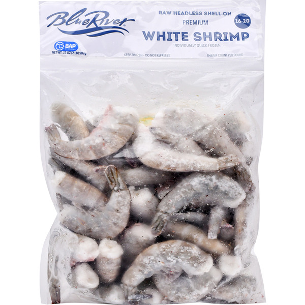 Blueriver Raw Headless Shell-on Premium White Shrimp