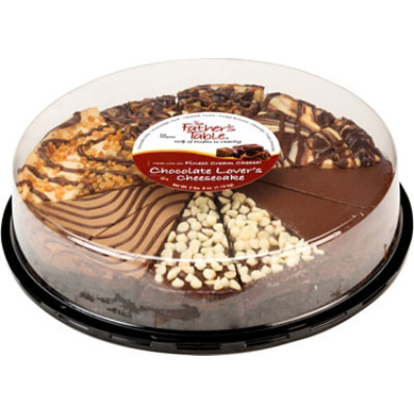 The Father’s Table 9" Gourmet Chocolate Lover's Variety Cheesecake
