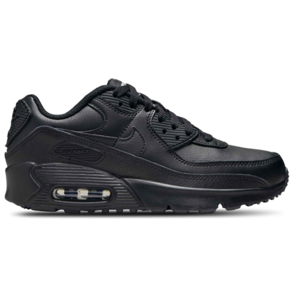 Nike Big Kids' Air Max 90 Casual Shoes, Size 5 - White & Black