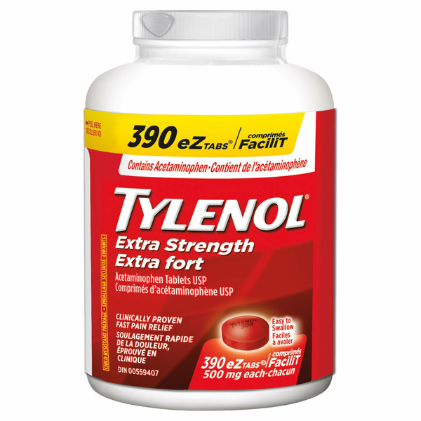 TYLENOL Extra Strength Acetaminophen eZ Tablets