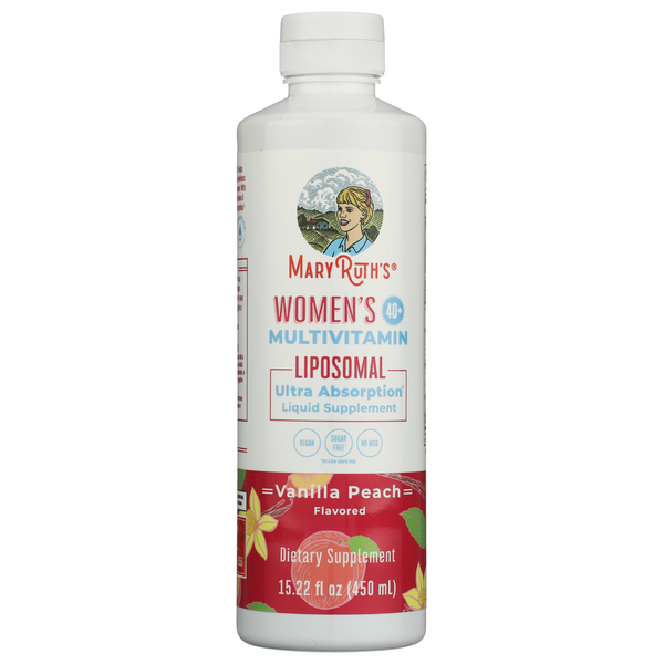 Mary Ruth's Vanilla Peach Liposomal 40+ Womens Multivitamin With Hormonal  Support Same-Day Delivery or Pickup | Sprouts Farmers Market