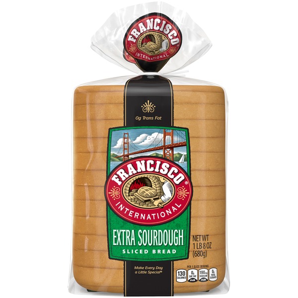 Francisco International International Extra Sourdough Sliced Bread (24