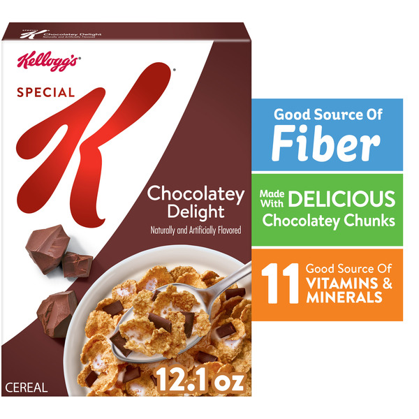 Kellogg’s Special K Chocolatey Delight Breakfast Cereal, Good Source of Fiber