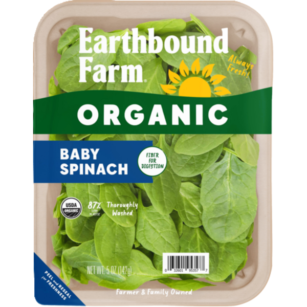 Earthbound Farm Organic Baby Spinach Fiber Pack