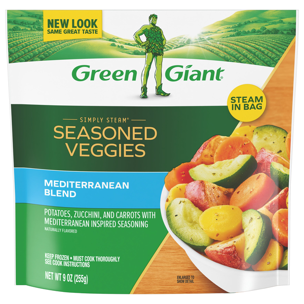 Green Giant Simply Steam Seasoned Veggies, Mediterranean Blend