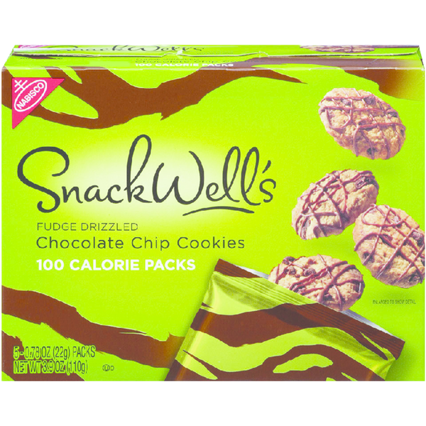 Snackwell SnackWell's Cookies, Chocolate Chip, Fudge Drizzled Same-Day Delivery ...