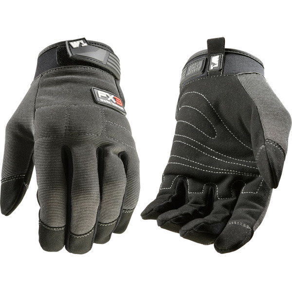 Wells Lamont Gray Synthetic leather Utility Gloves 1 -Pairs