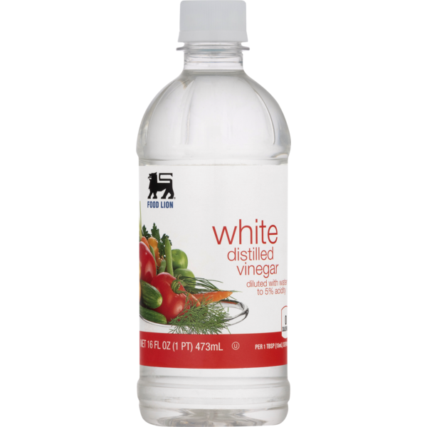 Food Lion Vinegar White Distilled Bottle 16 Fl Oz Instacart