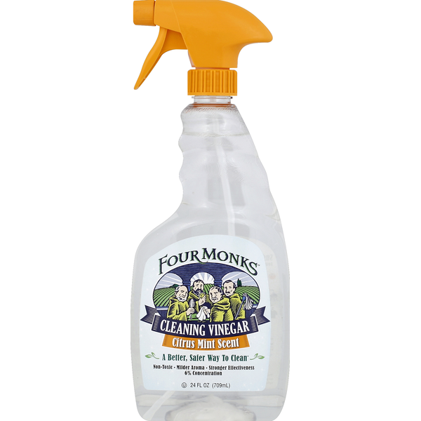 Four Monks Cleaning Vinegar, Citrus Mint Scent (24 oz) Instacart