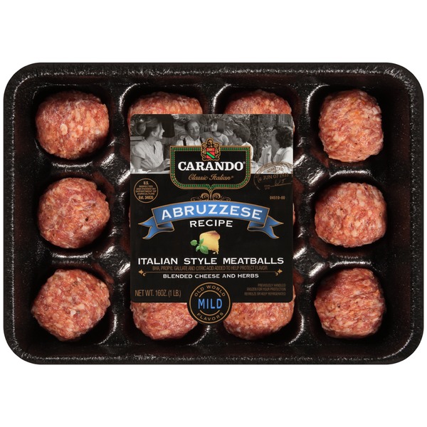 Carando Classic Italian Abruzzese Recipe Italian Style Meatballs (16 oz