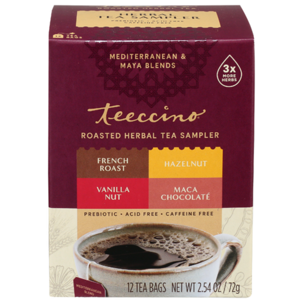 Teeccino Organic Roasted Herbal Tea Sampler Same-Day Delivery or