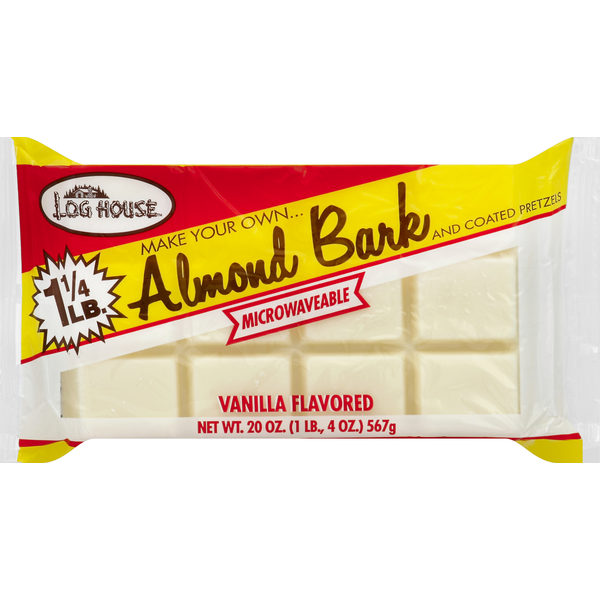 Log House Almond Bark, Vanilla Flavored