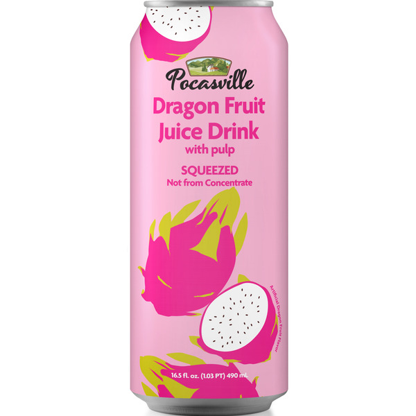 Pocas Juice Drink, with Pulp, Dragon Fruit, Squeezed