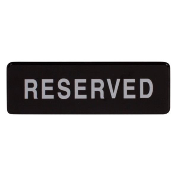 Reserved - Sign 3x9