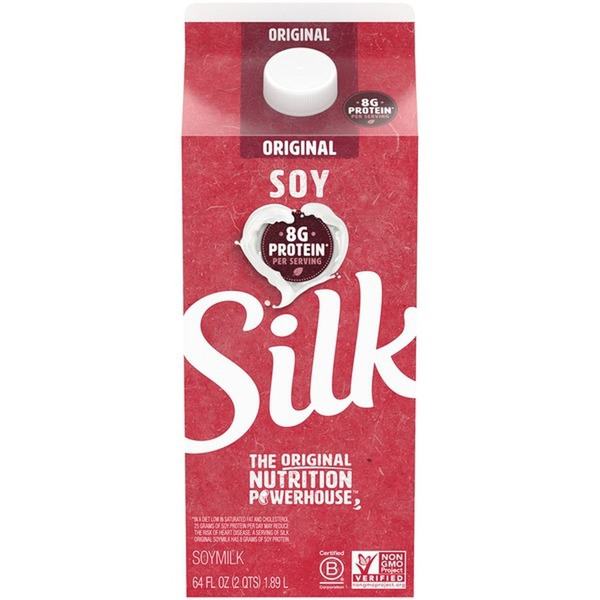 Silk Soy Milk, Original, Dairy Free, Gluten Free, Vegan Milk