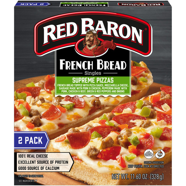 Red Baron French Bread Singles Supreme Pizzas Same-Day Delivery