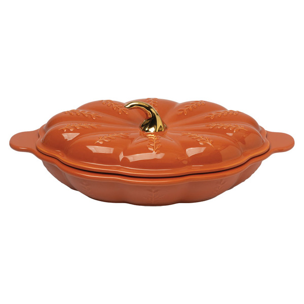 Crofton Large Pumpkin Dish, Oval Dish Orang Same-Day Delivery or