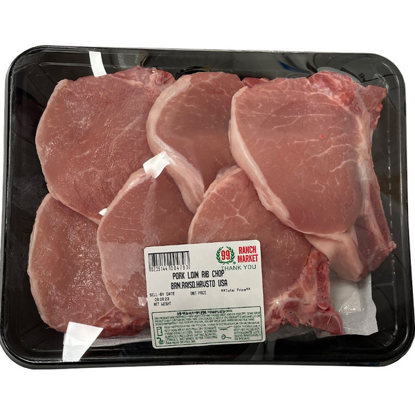 Natural Pork Loin Rib Chop