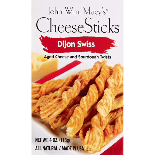 John Wm. Macy's CheeseSticks, Dijon Swiss Same-Day Delivery or