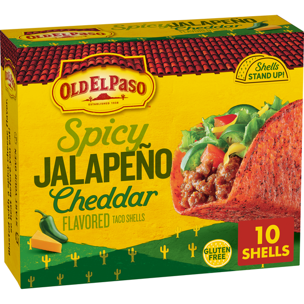 Old El Paso Spicy Jalapeno Cheddar Flavored Stand 'N Stuff Taco