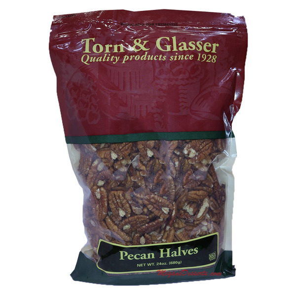 Torn & Glasser - Peacan Halves - 24 oz Bag