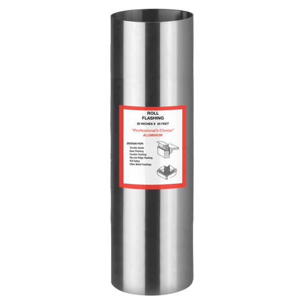Gibraltar Building Products 20-in x 25-ft Silver Aluminum Roll flashing