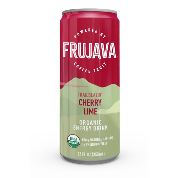 Frujava Cherry Lime Organic Energy Drink