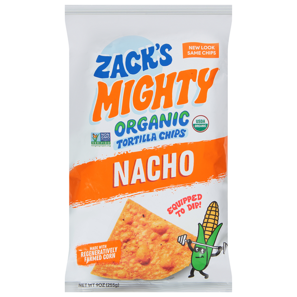Zack's Mighty Organic Nacho Tortilla Chips Same-Day Delivery or