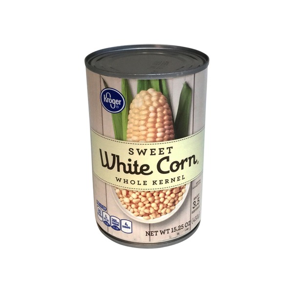 Kroger Sweet White Corn Whole Kernel (15.25 oz) from Kroger Instacart