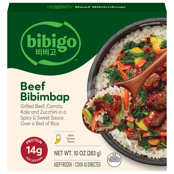 Bibigo Frozen Beef & Vegetable Bibimbap Rice Bowl