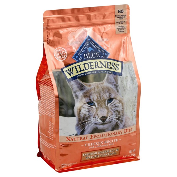 blue indoor hairball and weight control