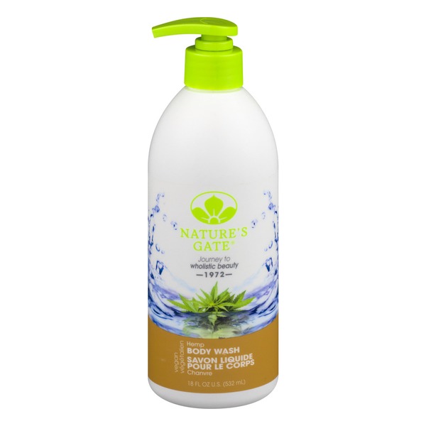 Nature's Gate Hemp Body Wash (18 fl oz) Instacart